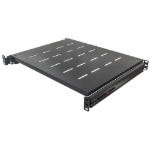 Imagen de Charola Gabinete 19", 1U, Ajustable 37-60cm, Deslizable, Ventilada, 35kg