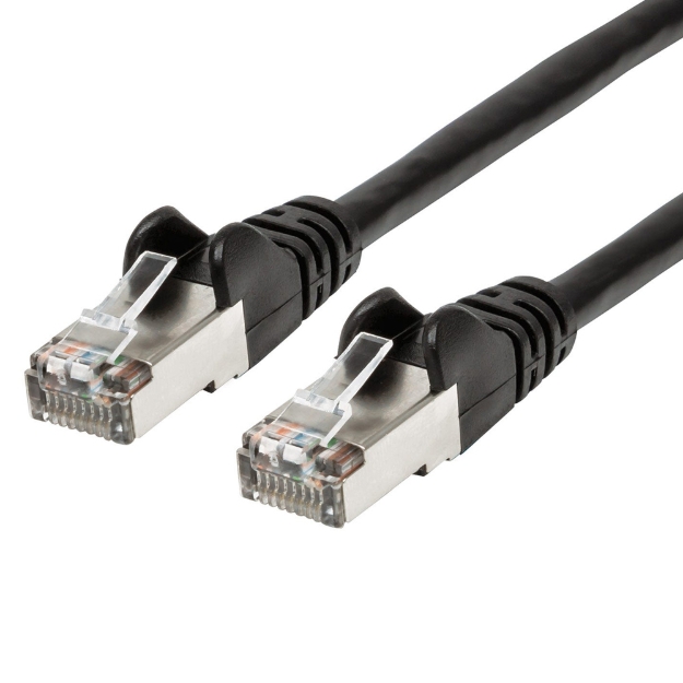 Imagen de Cable de Red Cat6a S/FTP, 7.6 m, Negro
