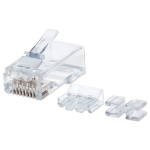 Imagen de PLUG RJ45 CAT6 SOLIDO UTP BOTE 80 PZAS ORO 50-MICRAS PRO