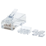 Imagen de PLUG RJ45 CAT6A SOLIDO UTP BOTE 80 PZAS ORO 50-MICRAS PRO