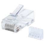 Imagen de PLUG RJ45 CAT6 MULTIFILAR UTP BOTE 90 PZAS ORO 50-MICRAS PRO