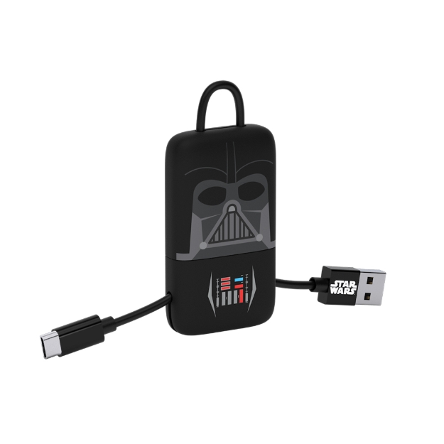 Imagen de Cable USB V2 A-Micro B, Blíster 22CM SW Darth Vader +  Llavero