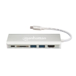 Imagen de Docking USB-C  6 ptos, HDMI, USB-C PD/2xUSBv3.2, Red/SDS