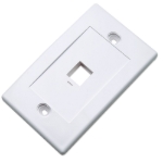 Imagen de TAPA (FACEPLATE) 1 PERFORACION BLANCO