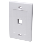 Imagen de TAPA (FACEPLATE) 1 PERFORACION BLANCO