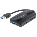 Imagen de Hub USB 3.0 SuperSpeed y Lector/Grabador de Tarjetas 