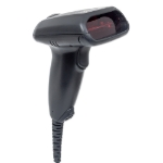 Imagen de LECTOR CODIGO BARRAS LASER ALCANCE 30CM USB Negro