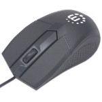 Imagen de Teclado y mouse óptico USB cableado, combo