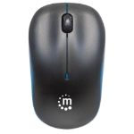 Imagen de Mouse Inal. Optico "Success" Negro/Azul