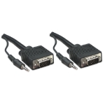 Imagen de CABLE MONITOR SVGA 8MM HD15M-M  1.8M+Aud