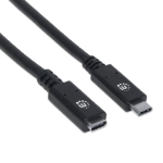 Imagen de Cable de extensión USB 3.2 Gen 2 Tipo C, 10 Gbps, 5A, 50cm