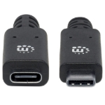 Imagen de Cable de extensión USB 3.2 Gen 2 Tipo C, 10 Gbps, 5A, 50cm