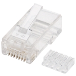 Imagen de Bote de Plugs Modulares RJ45 Cat6, 100 pzas