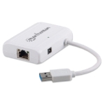 Imagen de Tarjeta Red GB USB V3.0 + Hub 3 ptos MH