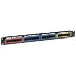 Imagen de Panel de Parcheo Cat5e con Código de Colores