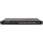 Imagen de Switch de 24 Puertos Gigabit Ethernet Administrable por Web con 2 puertos SFP