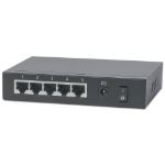 Imagen de Switch con 5 puertos Gigabit alimentado por PoE, con transferencia de PoE