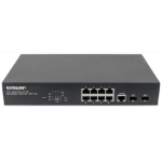 Imagen de Switch Administrable Gigabit Ethernet de 8 puertos PoE+ con 2 puertos SFP