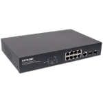 Imagen de Switch Administrable Gigabit Ethernet de 8 puertos PoE+ con 2 puertos SFP
