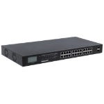 Imagen de Switch PoE+ de 24 puertos Gigabit Ethernet con 2 Puertos SFP y Pantalla LCD