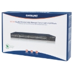 Imagen de Switch de 48 puertos Gigabit Ethernet administrable por red con 4 puertos SFP