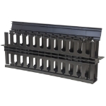 Imagen de Organizador Cables 19", 1U plastico, doble cara