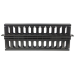 Imagen de Organizador Cables 19", 1U plastico, doble cara
