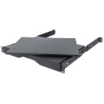 Imagen de Charola Gabinete 19", 1U, Deslizable, Ajustable 60-80cm, Rotacion 90°, 30kg