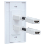 Imagen de Placa de pared de dos puertos HDMI