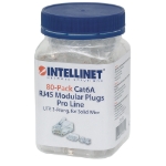 Imagen de PLUG RJ45 CAT6A SOLIDO UTP BOTE 80 PZAS ORO 50-MICRAS PRO