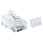 Imagen de PLUG RJ45 CAT6 MULTIFILAR UTP BOTE 90 PZAS ORO 50-MICRAS PRO