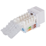 Imagen de *JACK CAT 6  SIN HERRAMIENTA (KEYSTONE) BLANCO C/BLOQUEO