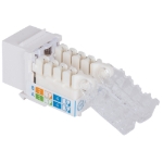 Imagen de *JACK CAT 6  SIN HERRAMIENTA (KEYSTONE) BLANCO C/BLOQUEO