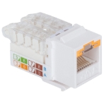 Imagen de *JACK CAT 6  SIN HERRAMIENTA (KEYSTONE) BLANCO C/BLOQUEO