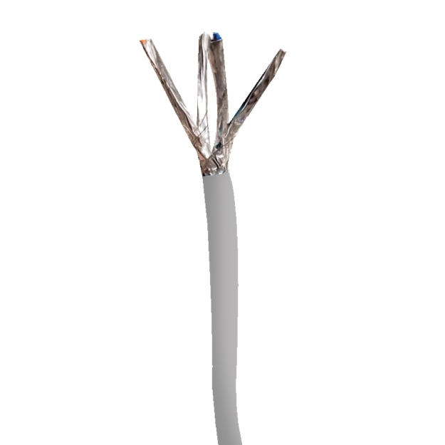 Imagen de Bobina de Cable S/FTP Cat6a, Sólida, 100% cobre, CM
