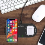 Imagen de Base dual de carga inalámbrica - 30 W