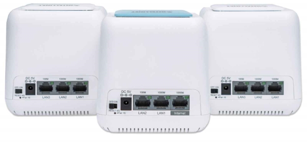 Imagen de Mesh Inalambrico, Router + 2 repetidores AC1200