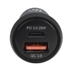 Imagen de Mini Cargador de Auto PD con 2 puertos - 25 W