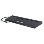 Imagen de Docking station de USB-C a 11 puertos, para tres monitores, con MST