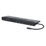 Imagen de Docking station de USB-C a 11 puertos, para tres monitores, con MST