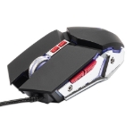 Imagen de Mouse Optico Gaming 7 Botones, Negro/Plata 3200 DPI