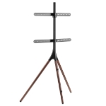 Imagen de Soporte TV c/tripode 32kg, 45" a 65" Aluminio, Acero y Madera, Ajuste Altura