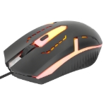 Imagen de *Mouse Optico Luminiscente RGB USB Negro