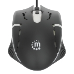 Imagen de *Mouse Optico Luminiscente RGB USB Negro