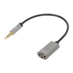 Imagen de Adaptador Auxiliar en “Y” de un Plug a 2 salidas 3.5 mm