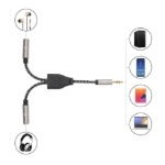 Imagen de Adaptador de Auriculares en “Y” de un Plug a 2 salidas 3.5 mm