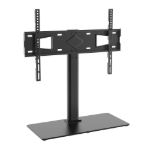 Imagen de Soporte TV p/mesa 45kg, 32" a 65" Altura Ajustable, Base de Vidrio