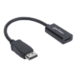 Imagen de Adaptador DisplayPort M a HDMI H, Cable 15cm 1080P