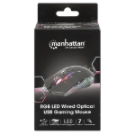 Imagen de Mouse Optico Gaming 7 Botones, 7200 DPI, LED RGB, Negro