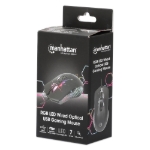 Imagen de Mouse Optico Gaming 7 Botones, 7200 DPI, LED RGB, Negro